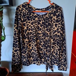 Leopard Print Blouse